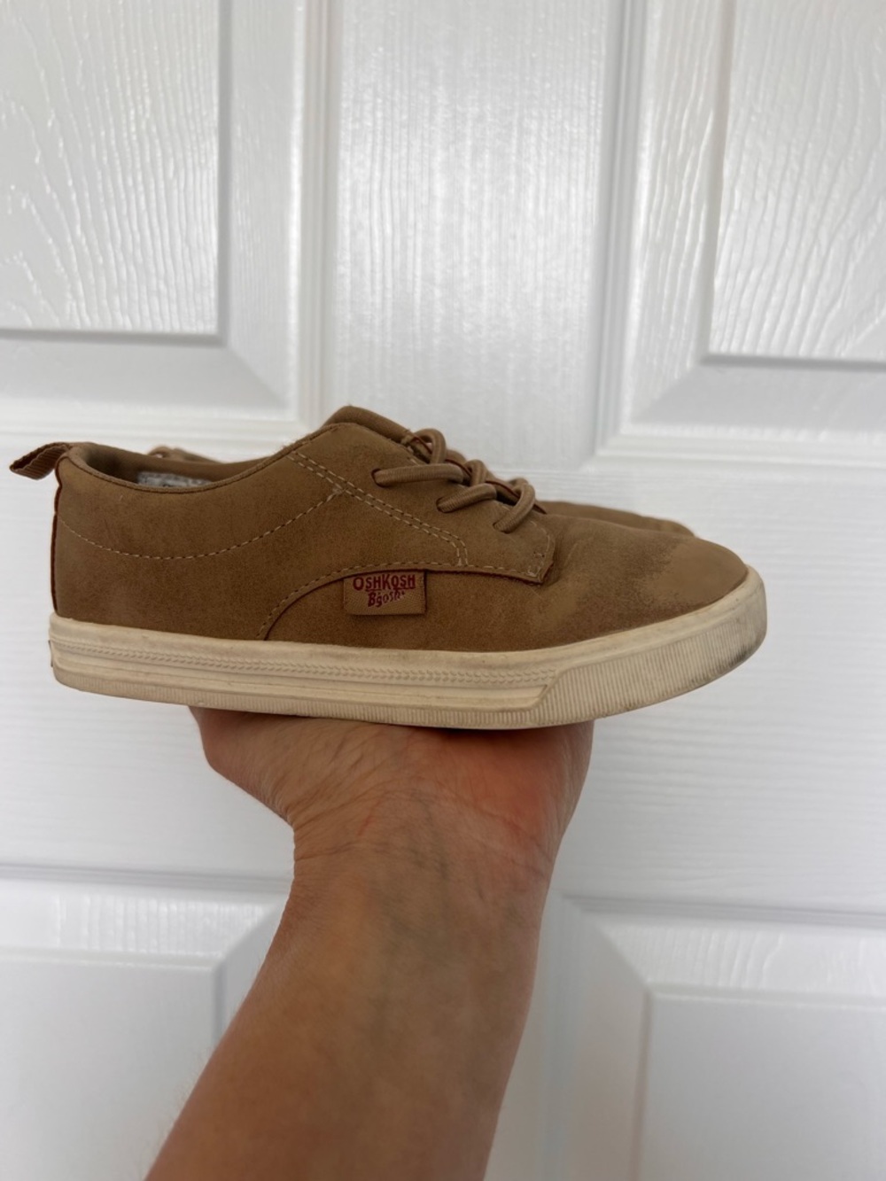 OshKosh B'gosh Brown Kids' Low-Top Lace Sneakers